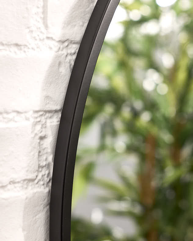 Contemporary Circular Outdoor Mirror