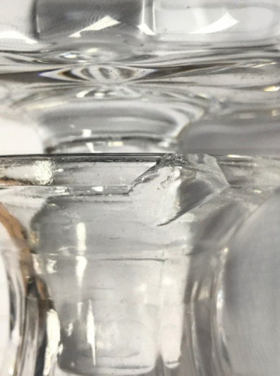 Flawed Glass Decanter