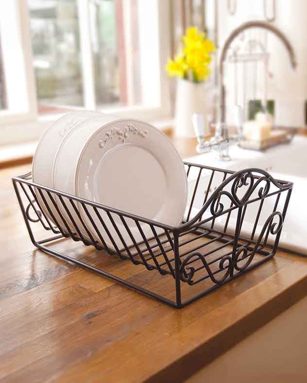 Farmhouse Dish Drainer Rack