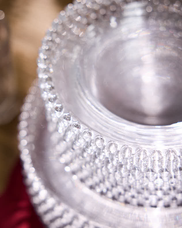 Bella Perle Beaded Glass Side Plate