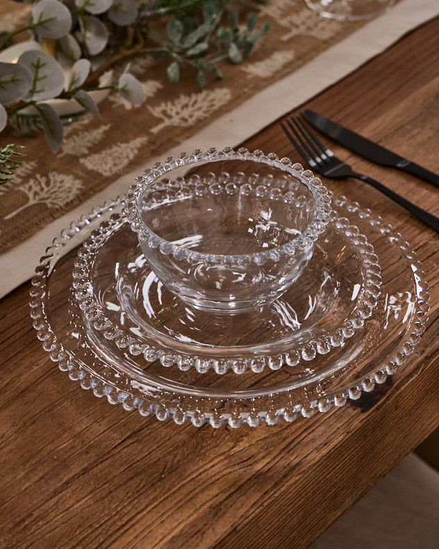 Bella Perle Glasswear plates and bowls