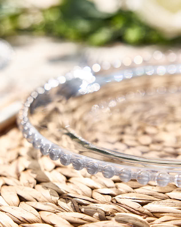 Bella Perle Glass Dinner Plate