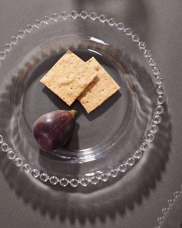 Bella Perle Beaded Glass Side Plate