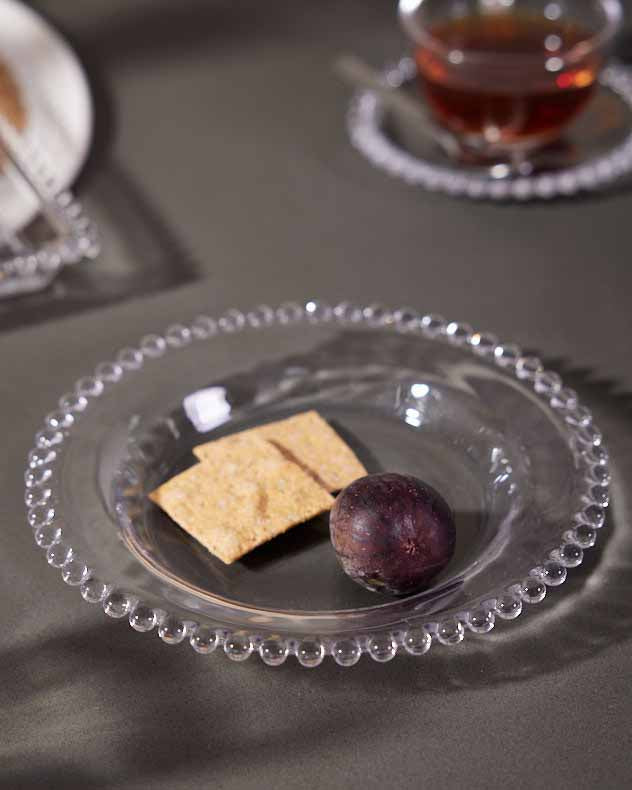 Bella Perle Beaded Glass Side Plate