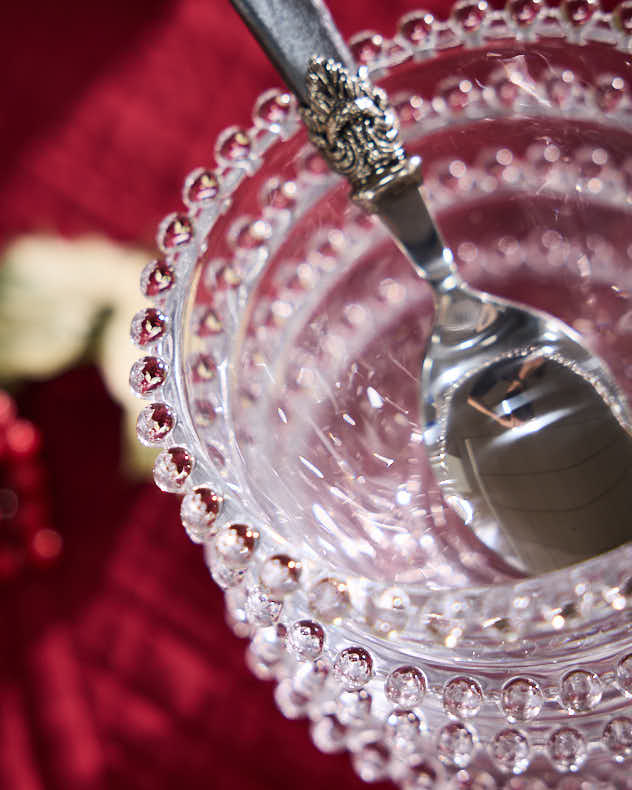 Bella Perle Beaded Glass Bowl