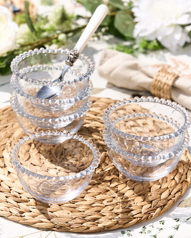 Set of 6 Bella Perle Dessert Bowls