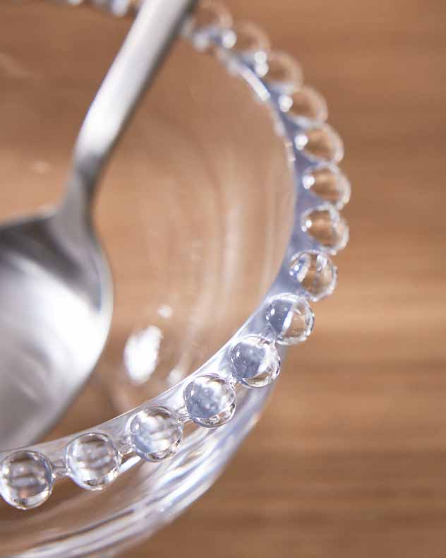 Bella Perle Glasschale mit Perlen