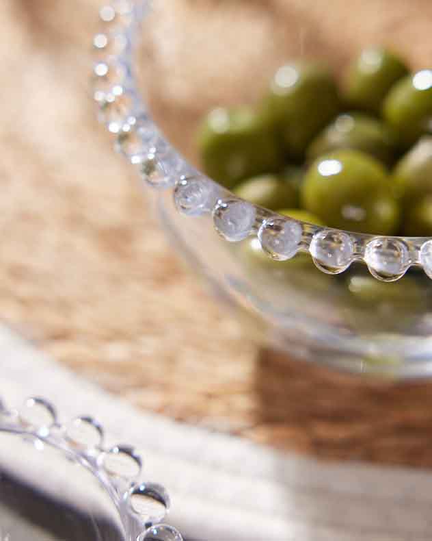 Bol en verre perlé Bella Perle