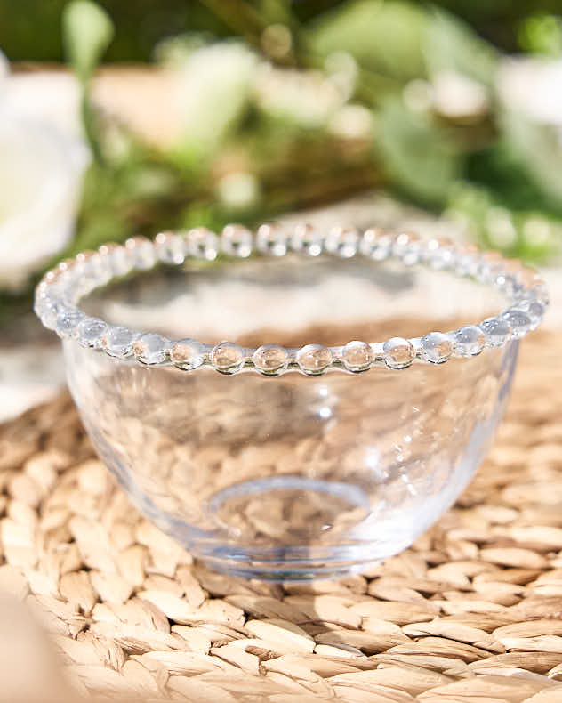 Bella Perle Beaded Glass Bowl