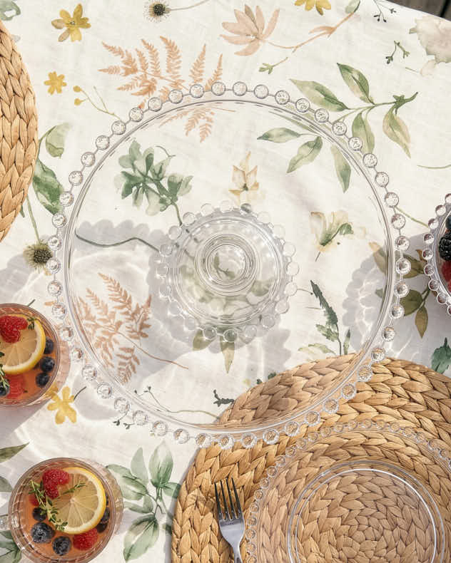 Bella Perle Glass Cake Stand