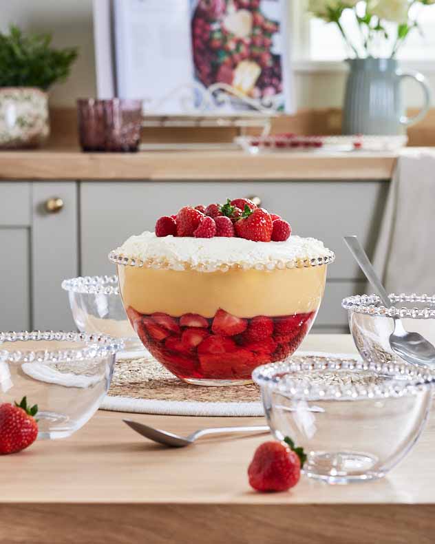 Clear Glass Bowls - Bella Perle Trifle & Dessert Bowls