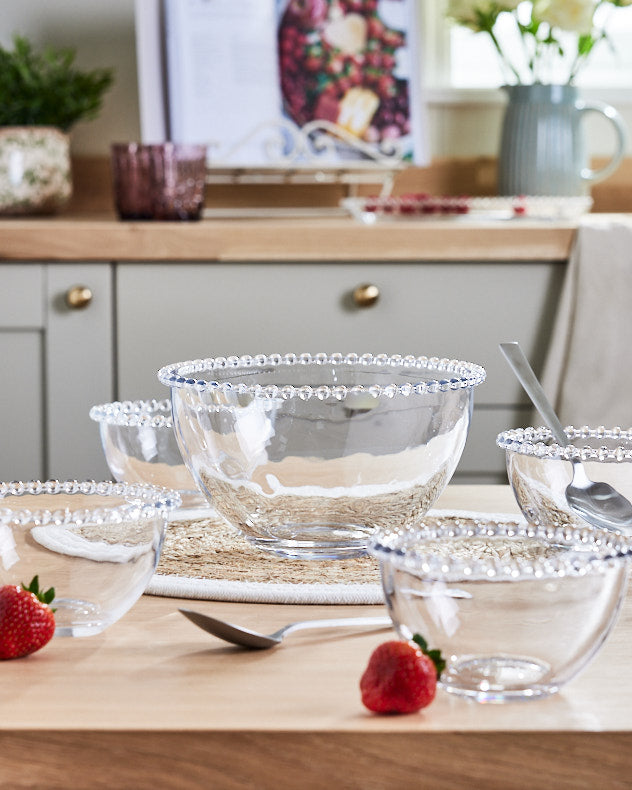 Extra large top trifle bowl