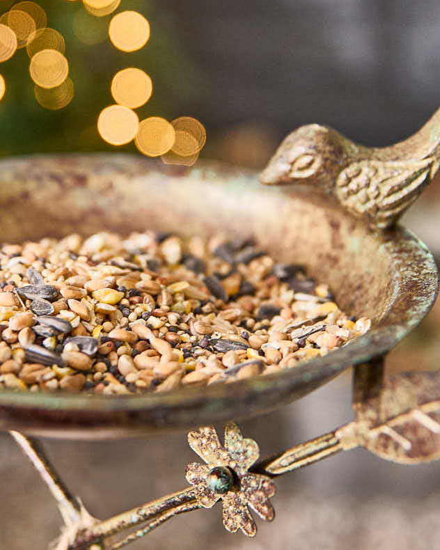 Personalised Hanging Heart Garden Bird Feeder