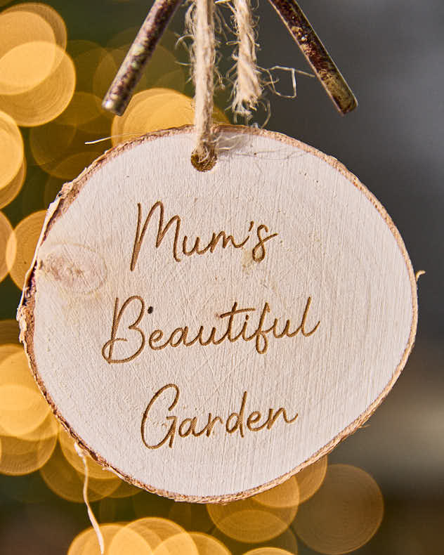 Personalised Hanging Heart Garden Bird Feeder