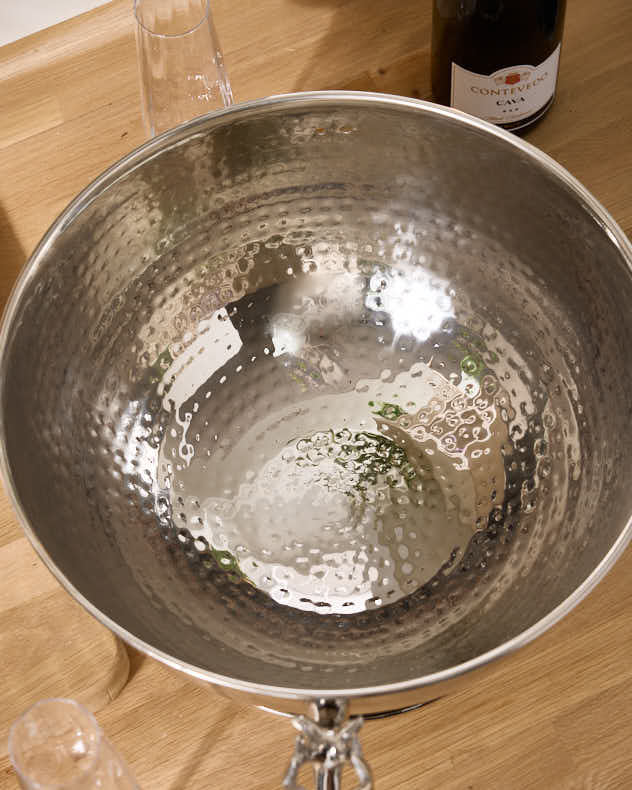 Steel Bowl Champagne Cooler