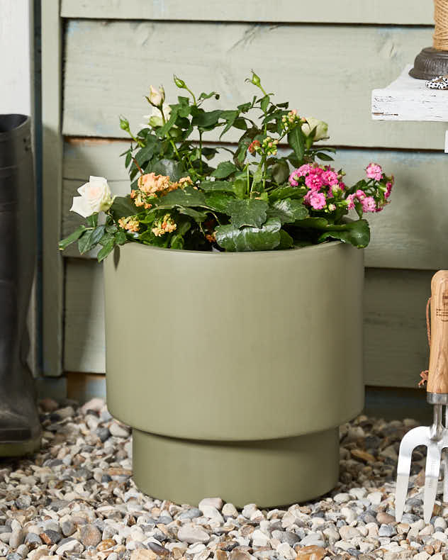 Forest Green Medium Plant Pot