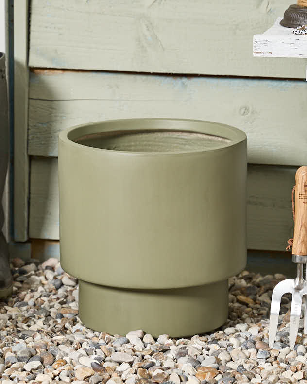 Forest Green Medium Plant Pot