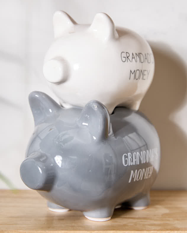 Novelty Grandma & Grandad's Piggy Bank