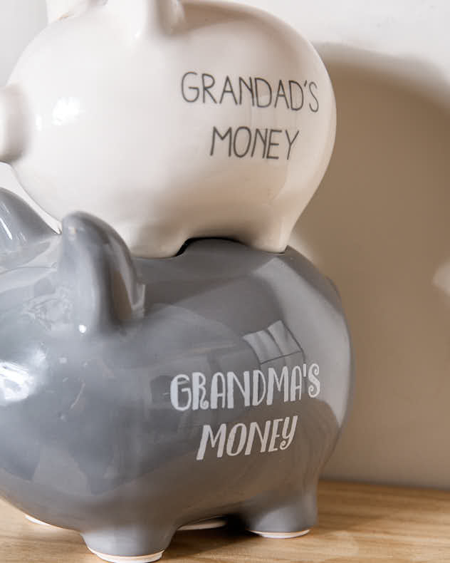 Novelty Grandma & Grandad's Piggy Bank