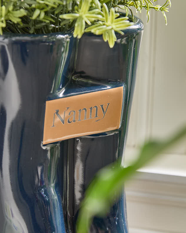 Nanny Ceramic Large Welly Planters