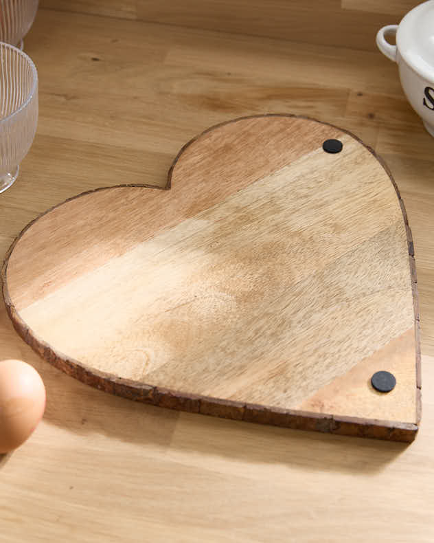 Romantic Heart Cheese Board