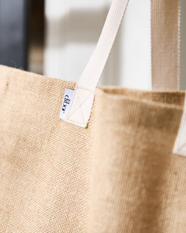 Brown Hessian Log Storage Bag