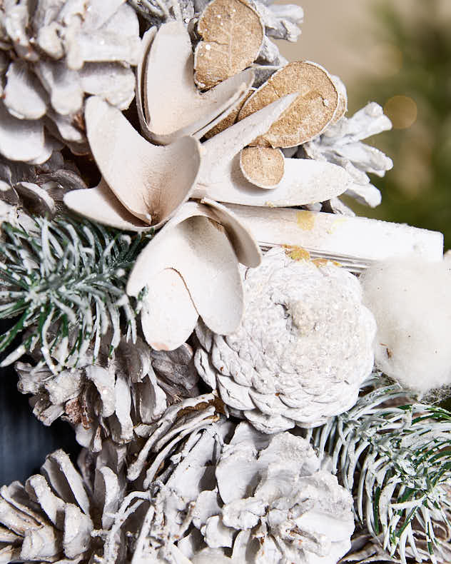 White Woodland Wreath