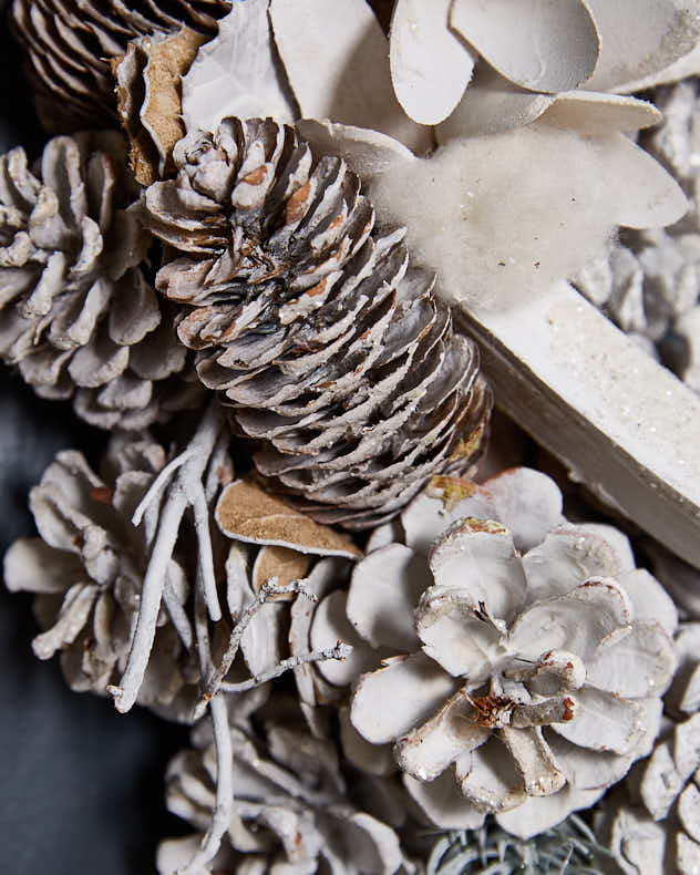 White Woodland Wreath