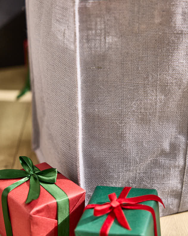 Gift Bags - Grey Christmas Present Sack