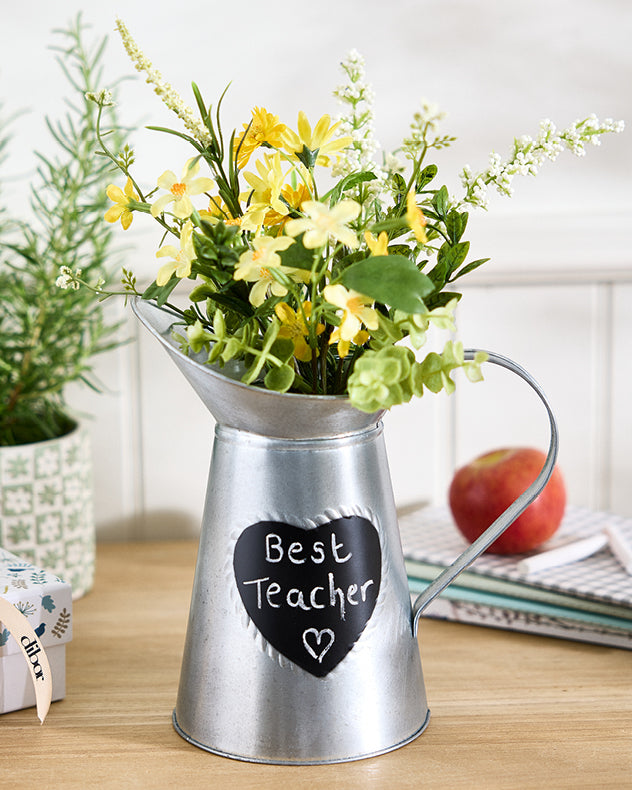 Teacher Gift Vase with Chalkboard Heart