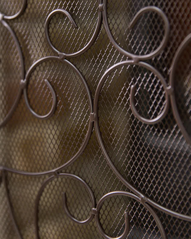 Three Panel Folding Fire Guard