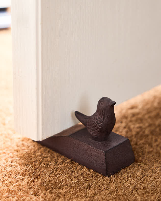 Cast Iron Bird Door Stop