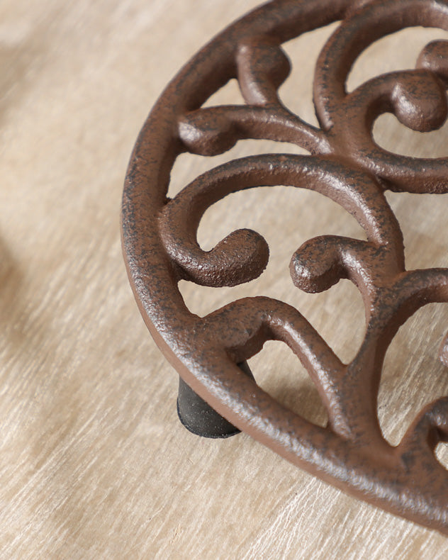 Heart Shaped Cast Iron Trivet