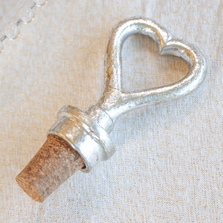 Heart Bottle Stopper Wedding Gift