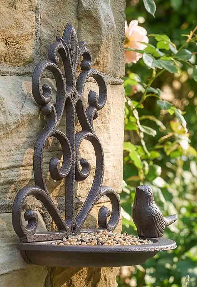 Personalised Garden Wall Bird Feeder