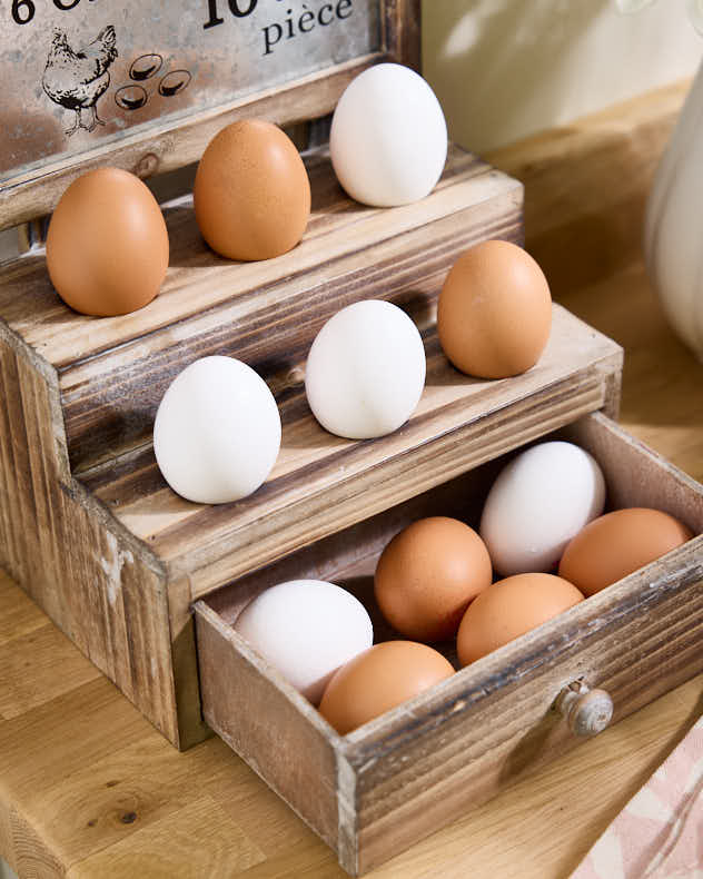 Wooden Egg Caddy