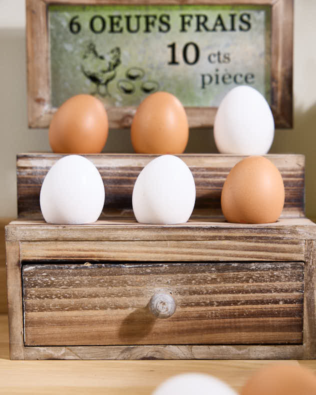 Wooden Egg Caddy