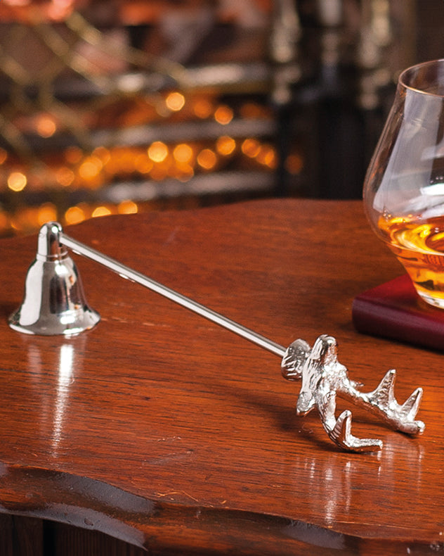 Silver Stag Candle Snuffer