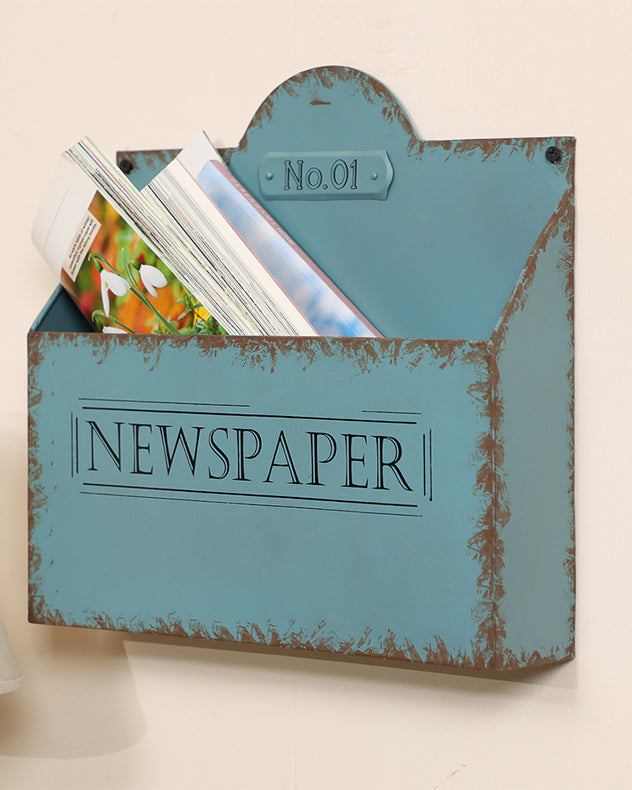 French Blue Newspaper Store