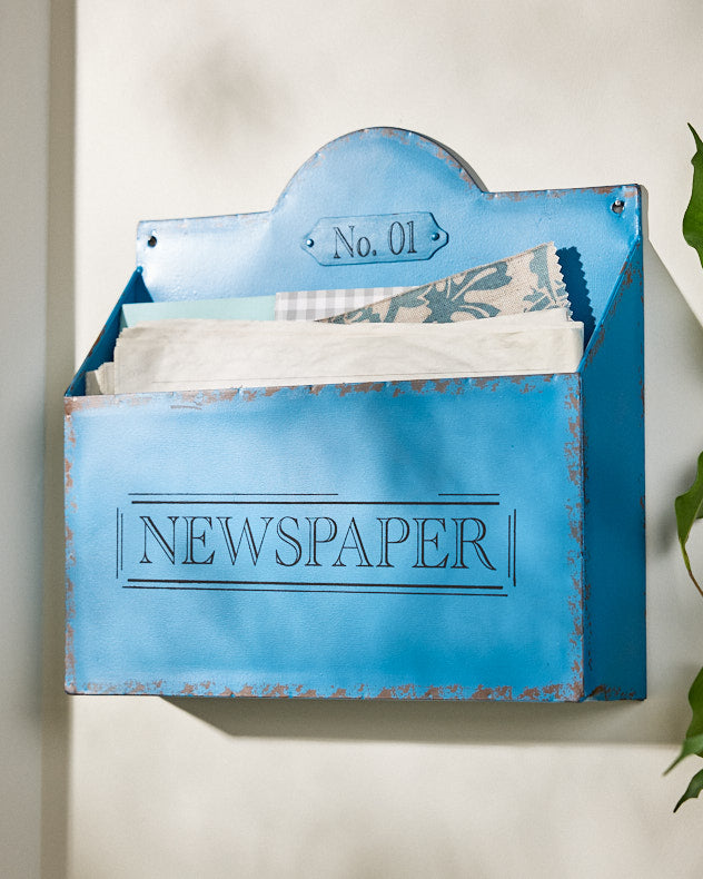 French Blue Newspaper Store