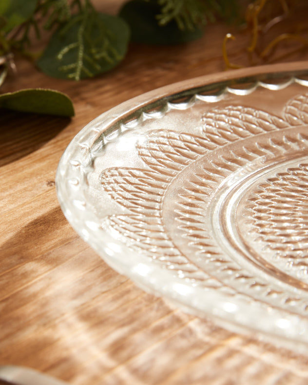 Parisian Glass Side Plates Dibor