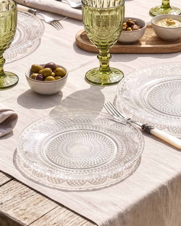 Parisian Glass Side Plates