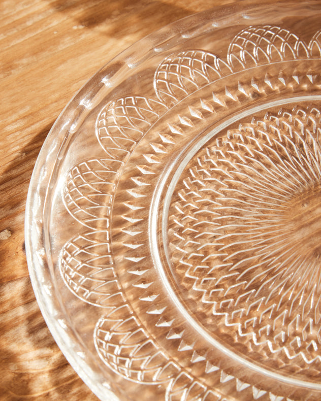 Parisian Glass Dinner Plates