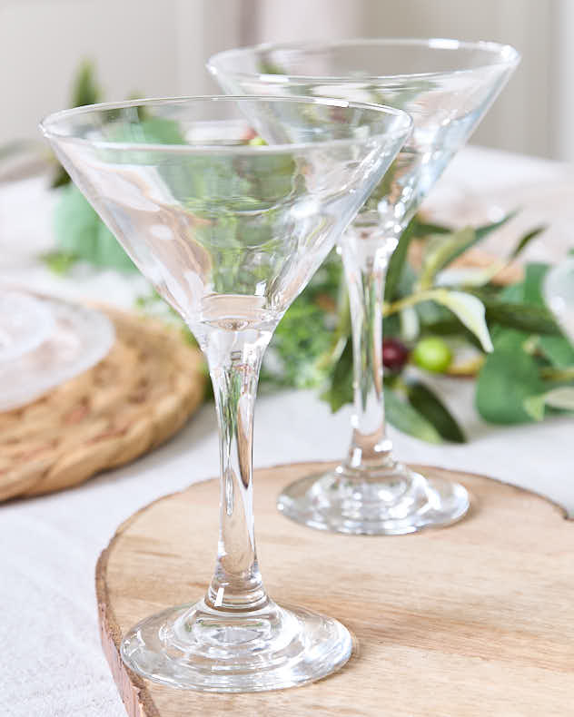 Verre à cocktail Martini élégant