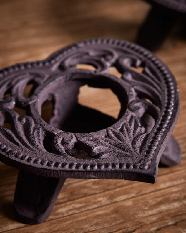 Candle Holders - Set of 2 Heart Tealight Candle Holders
