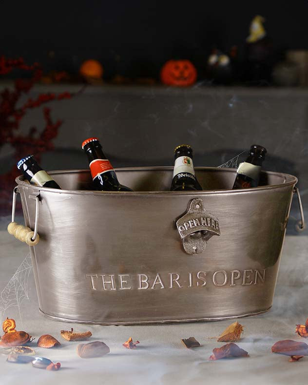Halloween Ice Bucket With Bottle Opener
