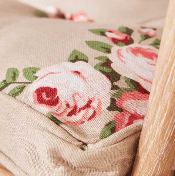 Single Vintage Rose Beige Cushion