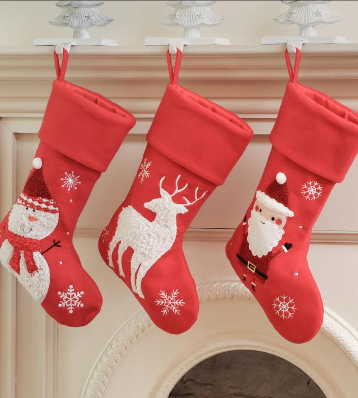 Jolly Red Children's Christmas Stocking