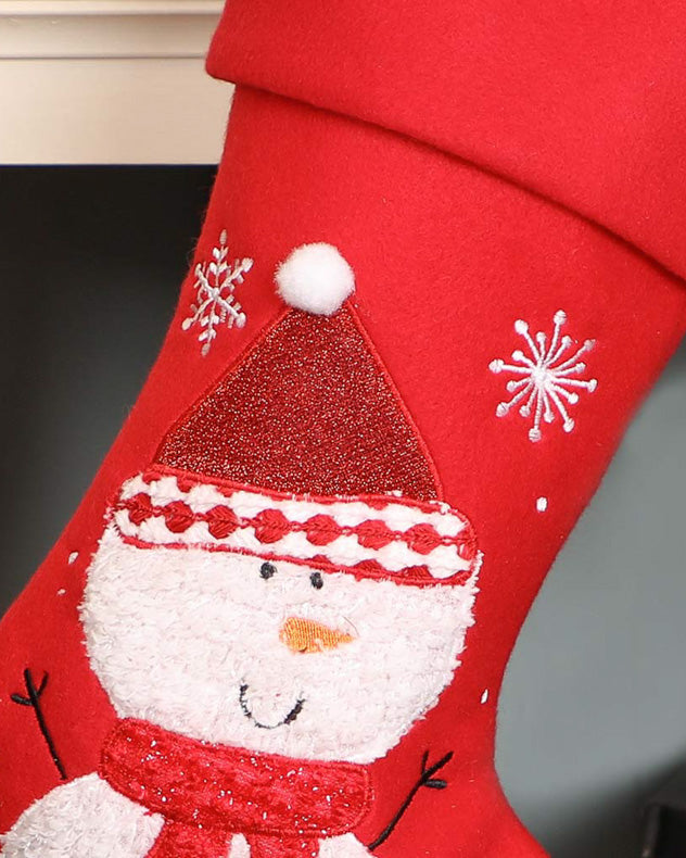 Personalised Jolly Red Christmas Stockings