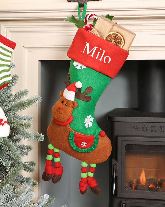 Stockings - Personalised Dangling Legs Christmas Stockings